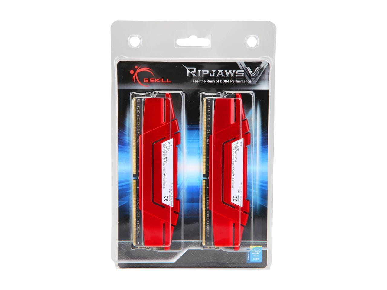 G.Skill Ripjaws V F4-3600C19D-16GVRB / KIT 16GB Red