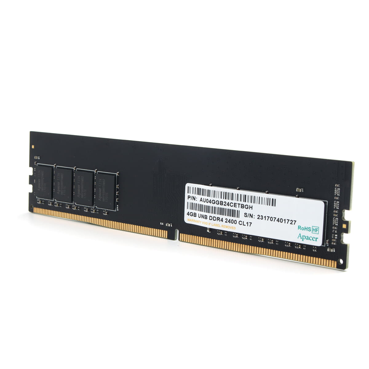 RAM DIMM Apacer 4Gb / DDR4 / PC19200 / CL17 /