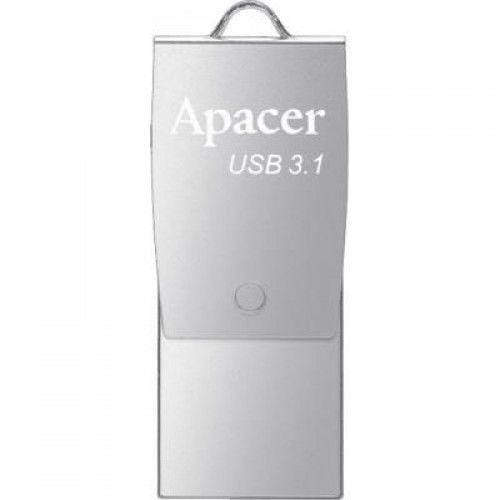 USB3.1 Apacer / 32GB / Swivel / AP32GAH750S-1 / Silver