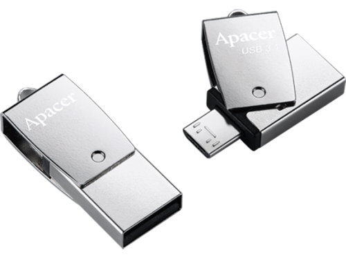 USB3.1 Apacer / 32GB / Swivel / AP32GAH750S-1 / Silver