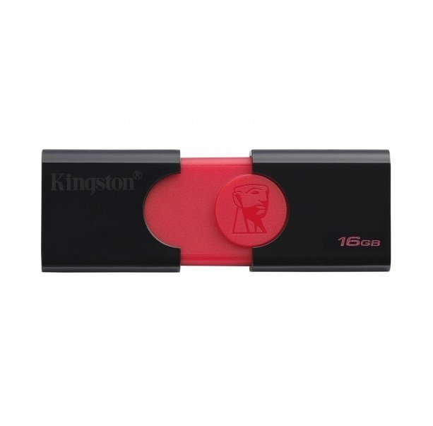 USB3.0 Kingston DataTraveler 106 / 16Gb / Retractable / DT106/16GB / Black