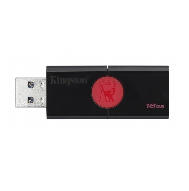 USB3.0 Kingston DataTraveler 106 / 16Gb / Retractable / DT106/16GB / Black
