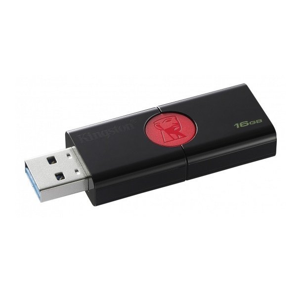 USB3.0 Kingston DataTraveler 106 / 16Gb / Retractable / DT106/16GB / Black
