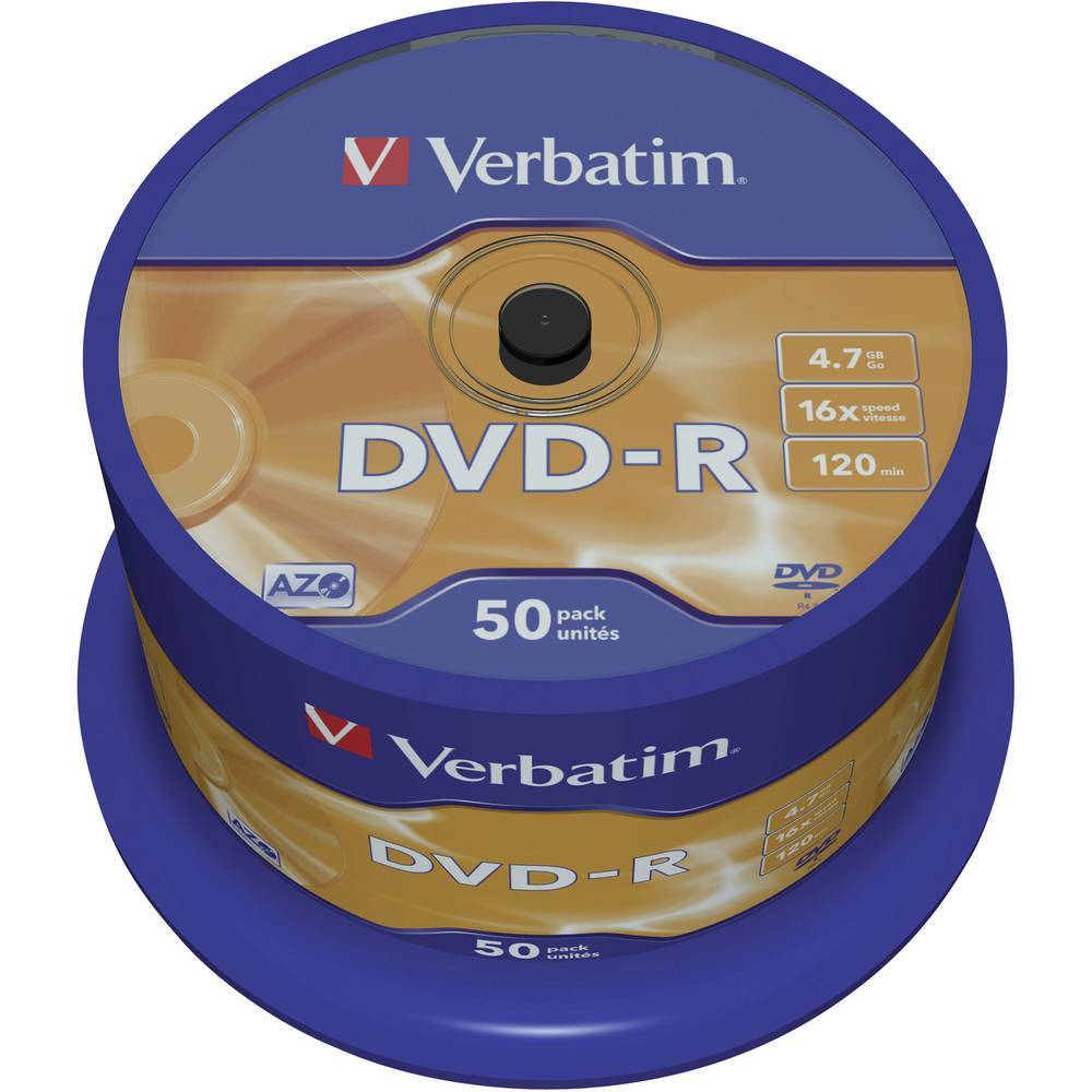 DVD-R Verbatim 43548 / 4.7GB / 50*Cake /