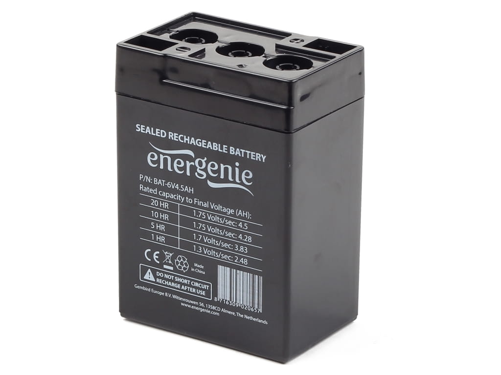 Battery Gembird 6V / 4.5A