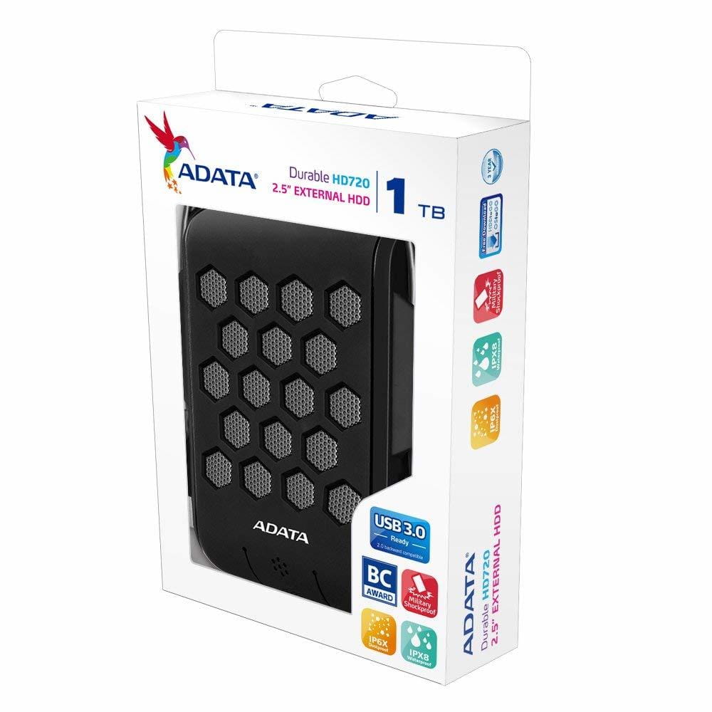ADATA DashDrive Durable HD720 / 1.0TB / 2.5" / USB3.0 / AHD720-1TU3 / Black
