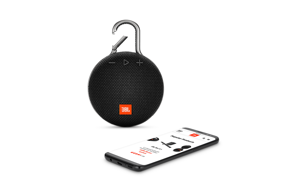 JBL Clip 3 / Bluetooth / 3W / Black