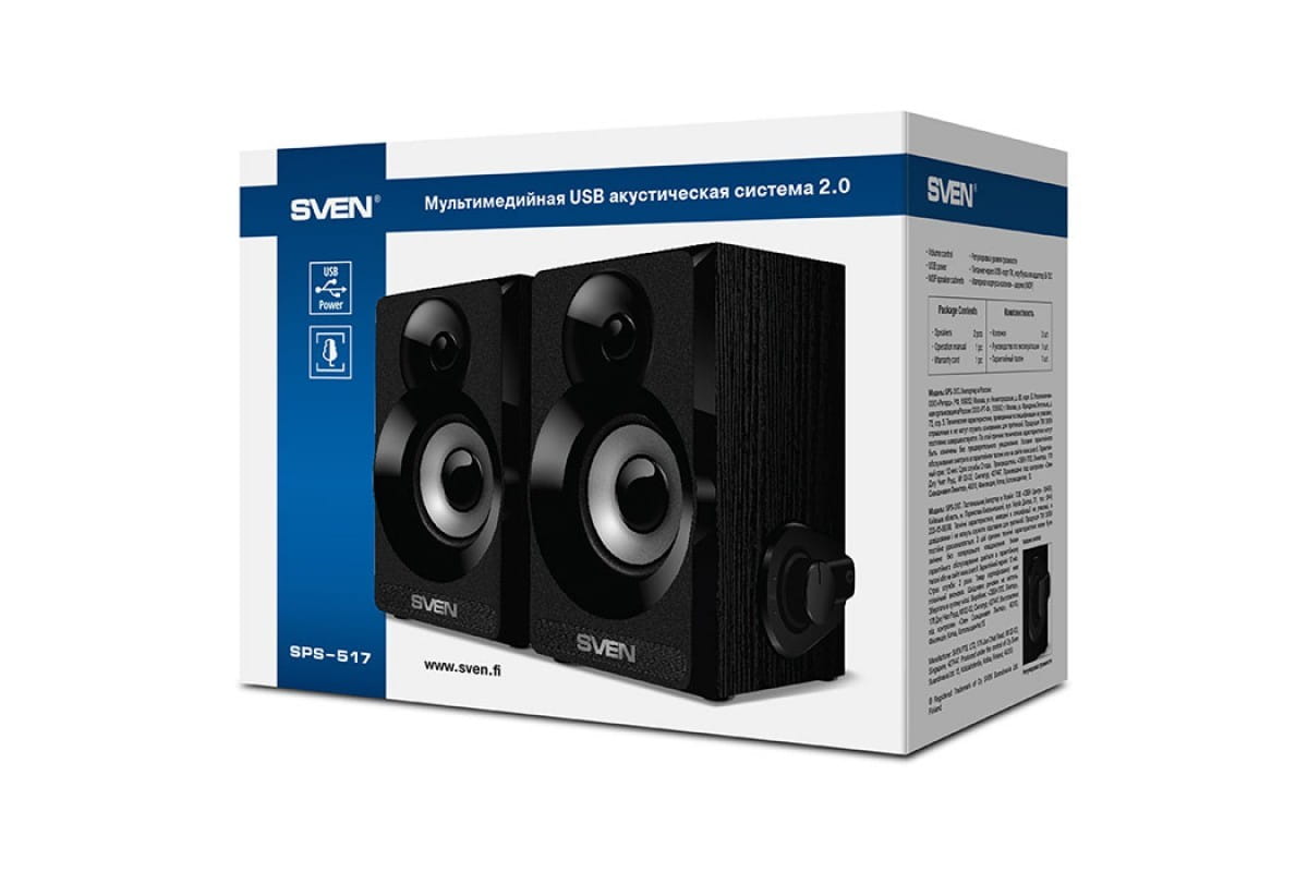 Speakers Sven SPS-517 / Black