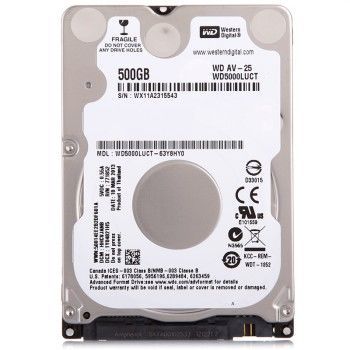 HDD Western Digital WD5000LUCT / 500GB / 5400rpm / 16MB / 7mm /