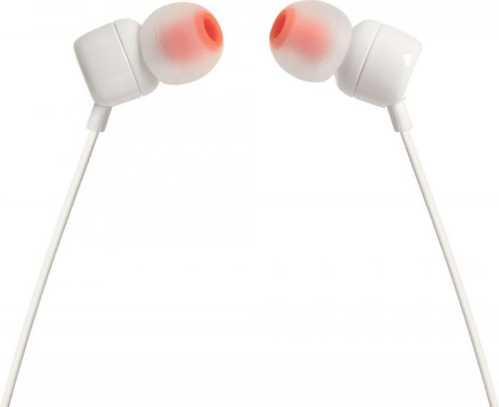 JBL T110 / In-ear / Pure Bass sound / Mic / White