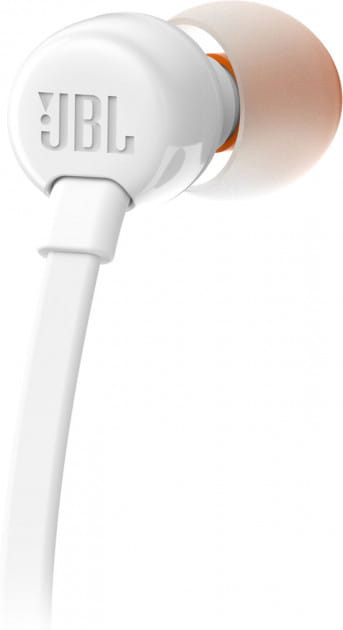 JBL T110 / In-ear / Pure Bass sound / Mic / White