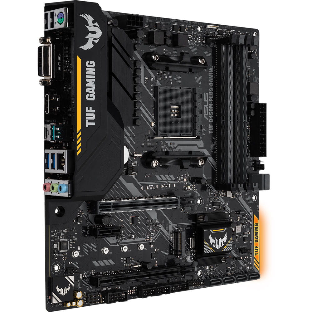 ASUS TUF B450M-PLUS GAMING / mATX Socket AM4 Dual 4x DDR4 3200