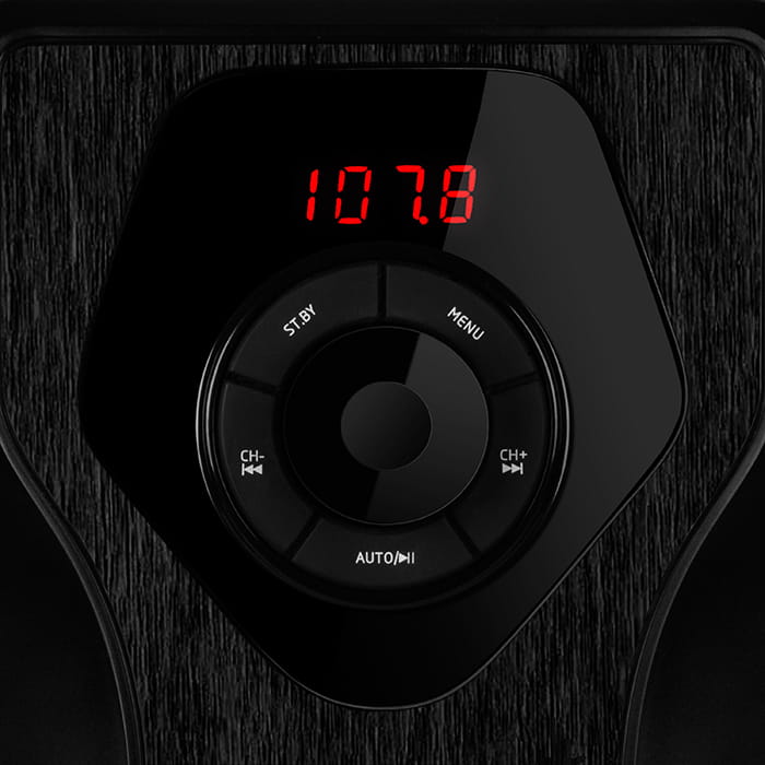Speakers Sven MS-2055 / 2.1 / 55w / Bluetooth / SD-card / USB / FM / Remote control / Black