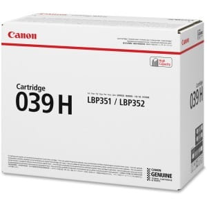 Laser Cartridge Canon 039H for LBP351X / 352X / Black