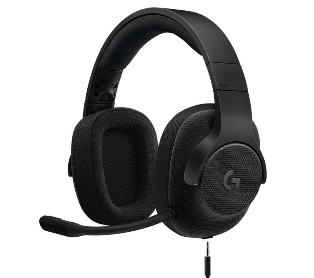 Headset Logitech G433 / 7.1 Surround / 981-000668 Black