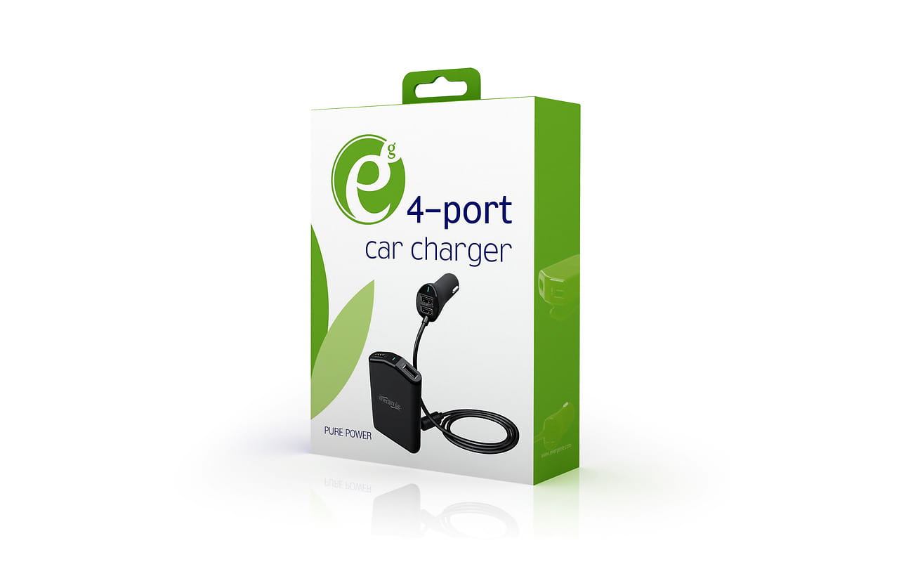 USB Car сharger Energenie EG-4U-CAR-01 /