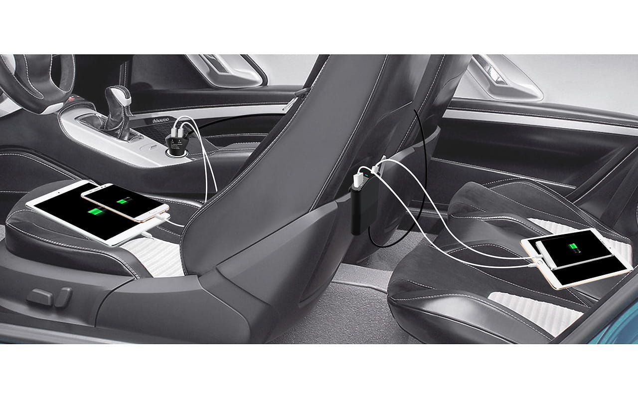 USB Car сharger Energenie EG-4U-CAR-01 /