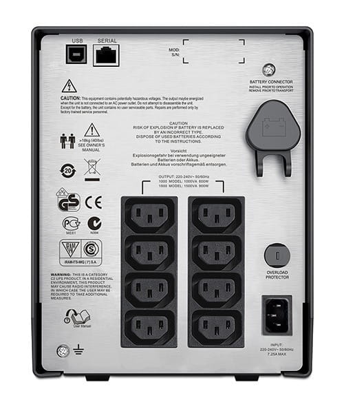 APC Smart-UPS SMC1000I-RS / 1000VA / 600W