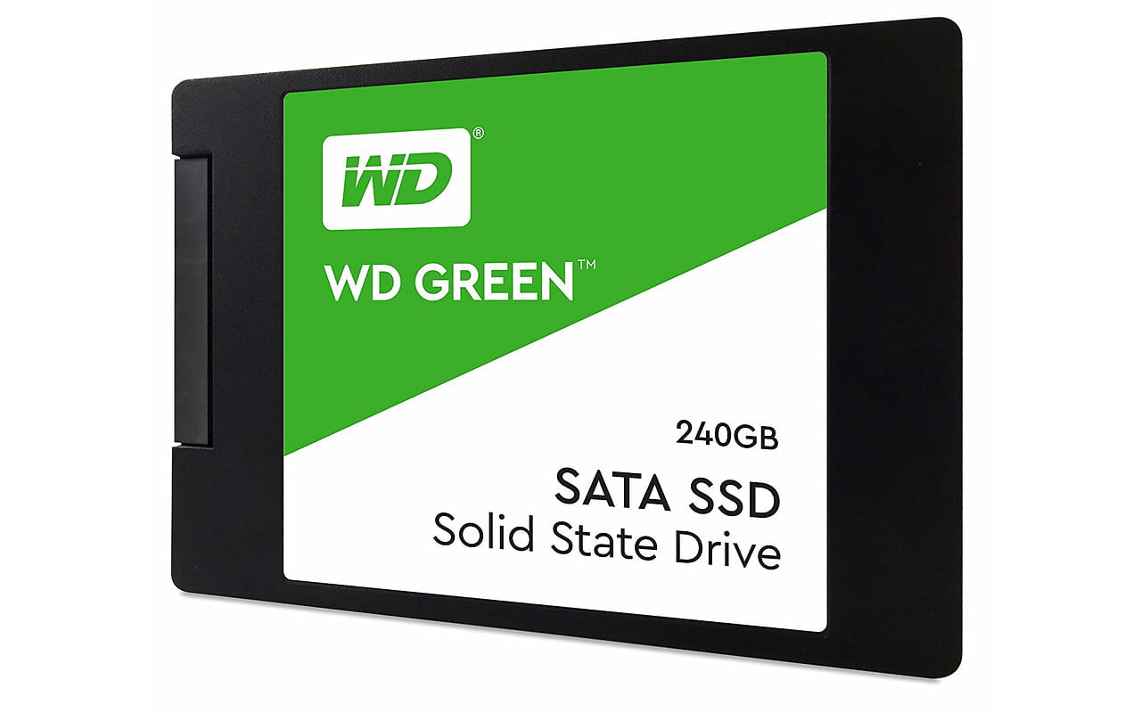 2.5" SSD Western Digital WDS240G2G0A Green / 240GB / 7mm / Silicon Motion / SLC / Green