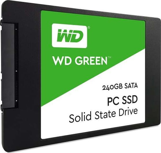 2.5" SSD Western Digital WDS240G2G0A Green / 240GB / 7mm / Silicon Motion / SLC / Green