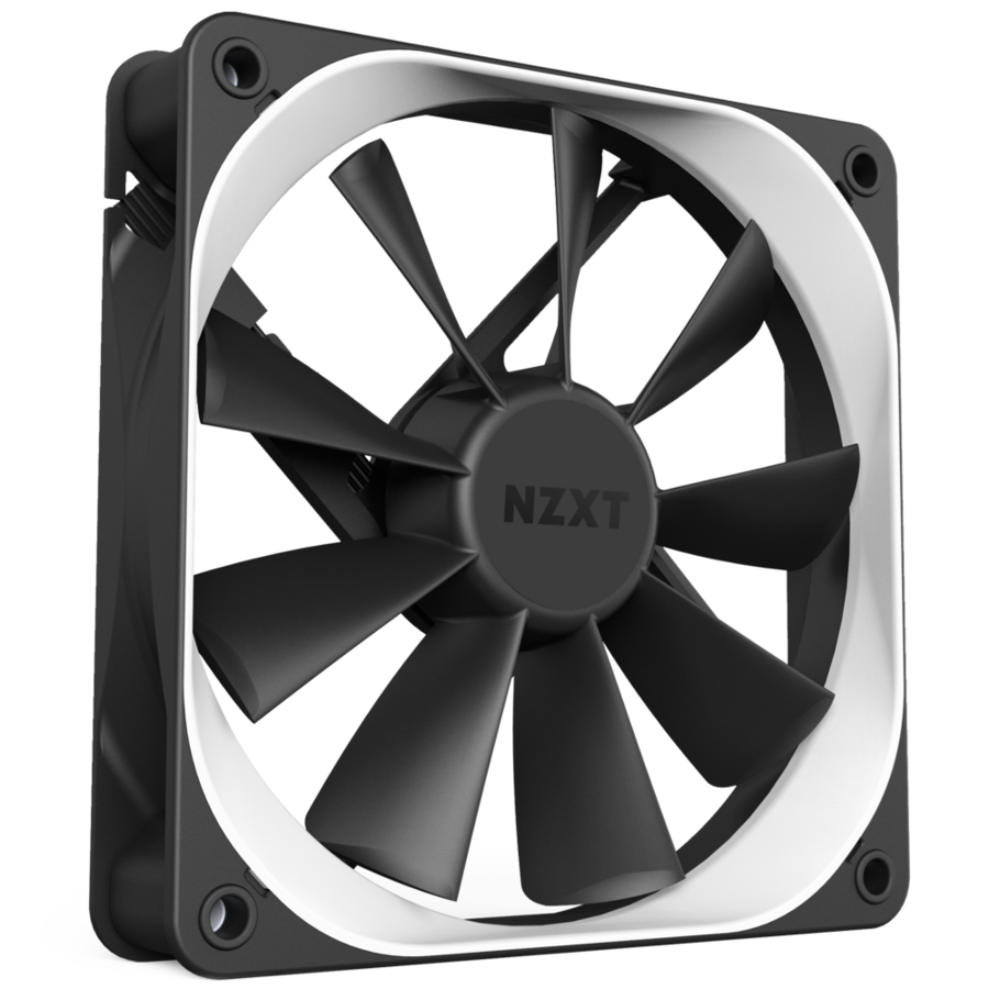 PC Case Fan NZXT Aer F / 120x120x26mm / 22-31dB / 41-63CFM / RF-AF120-B1 /