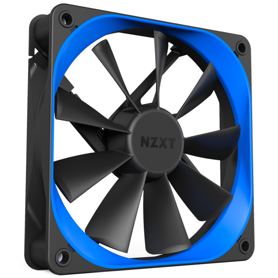 PC Case Fan NZXT Aer F / 120x120x26mm / 22-31dB / 41-63CFM / RF-AF120-B1 /