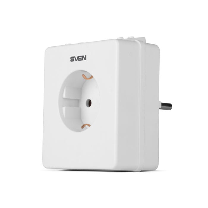 Surge Protector Sven OVP-16PD / 1Sockets / White