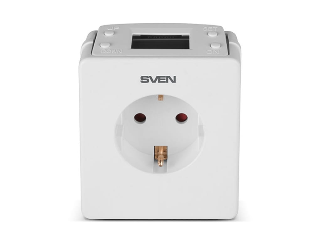 Surge Protector Sven OVP-16PD / 1Sockets / White