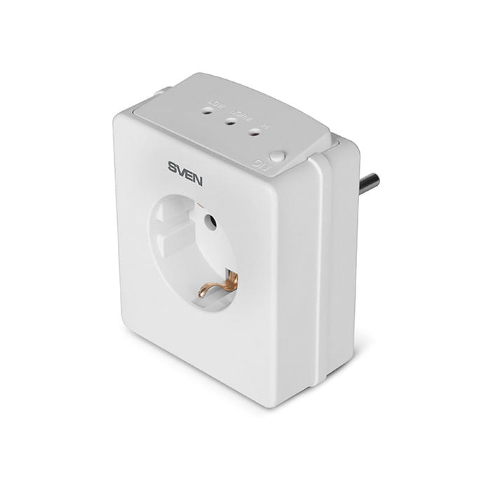 Surge Protector Sven OVP-15P / 1Sockets / White