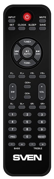 Home Theater Sven HT-210 / 5.1 / RMS 125W / FM / USB / SD / Black