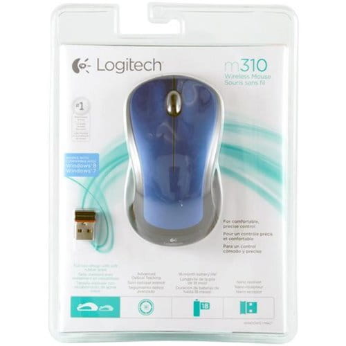 Mouse Logitech M310 / Laser / Wireless / Blue
