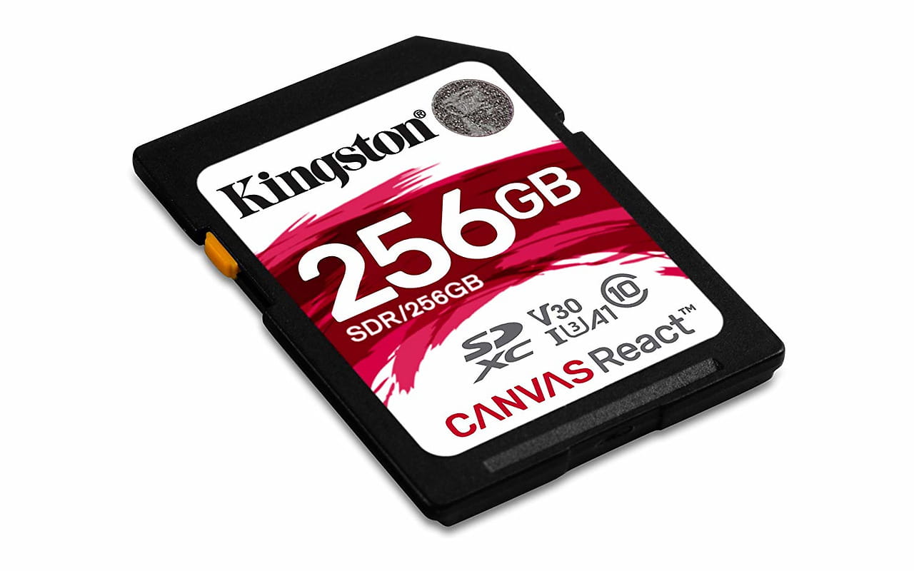 SD Kingston Canvas React SDR/256GB / 256GB / Ultimate 633x / Class10 UHS-I U3 /