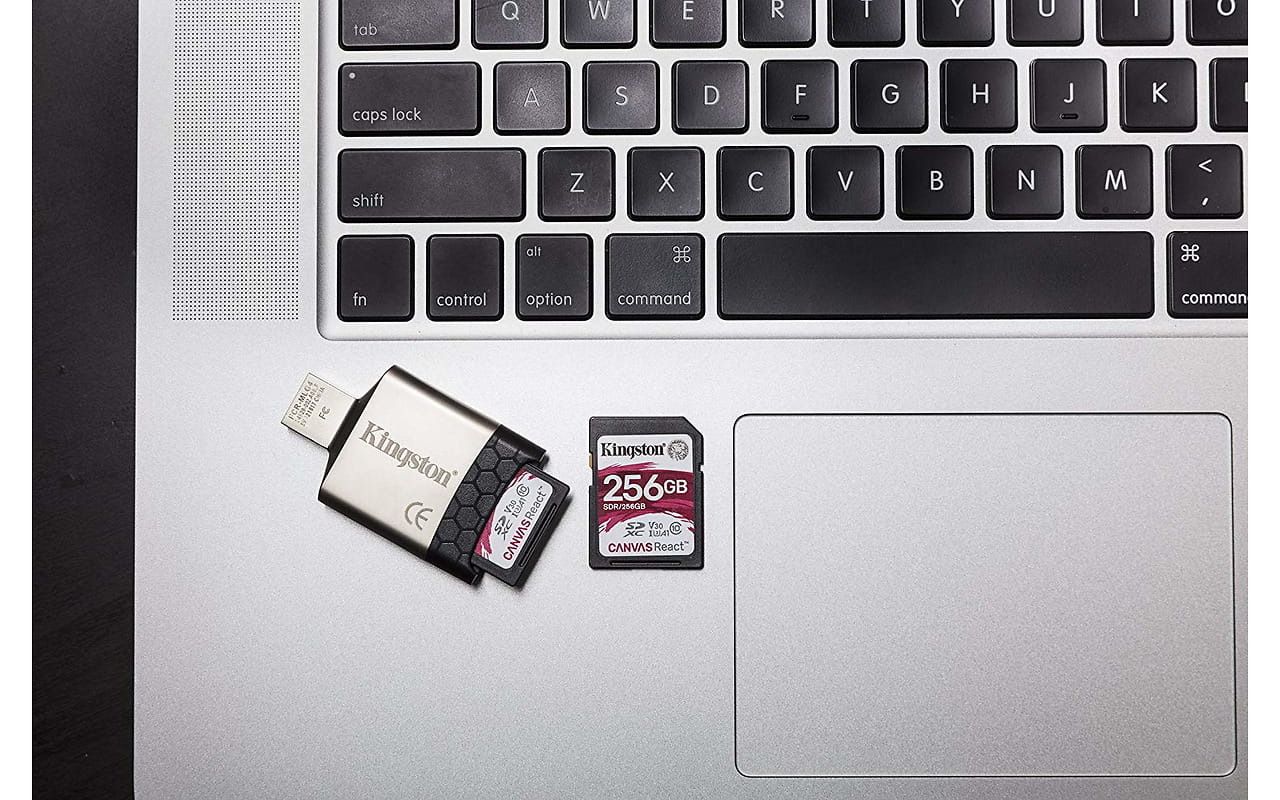 SD Kingston Canvas React SDR/256GB / 256GB / Ultimate 633x / Class10 UHS-I U3 /