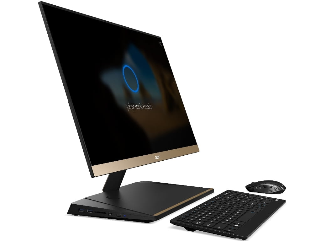 AIO Acer Aspire S24-880 / 23.8" FullHD / i5-8250U / 8GB DDR4 / 1.0TB HDD / Intel HD 620 Graphics / Endless OS / DQ.BA9ME.005 / Black