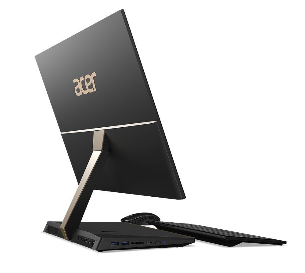 AIO Acer Aspire S24-880 / 23.8" FullHD / i5-8250U / 8GB DDR4 / 1.0TB HDD / Intel HD 620 Graphics / Endless OS / DQ.BA9ME.005 / Black