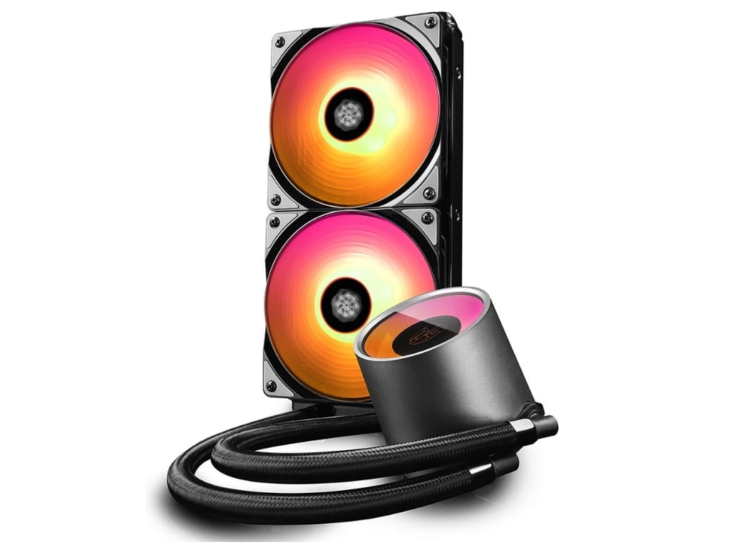 AIO Liquid Cooling Deepcool CASTLE 240 RGB / up to 250W / and for TR4 / RGB