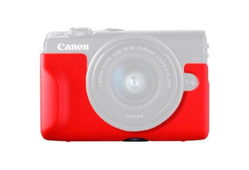 Plastic Face Jacket Canon EH31-FJ for EOS M100 / Red