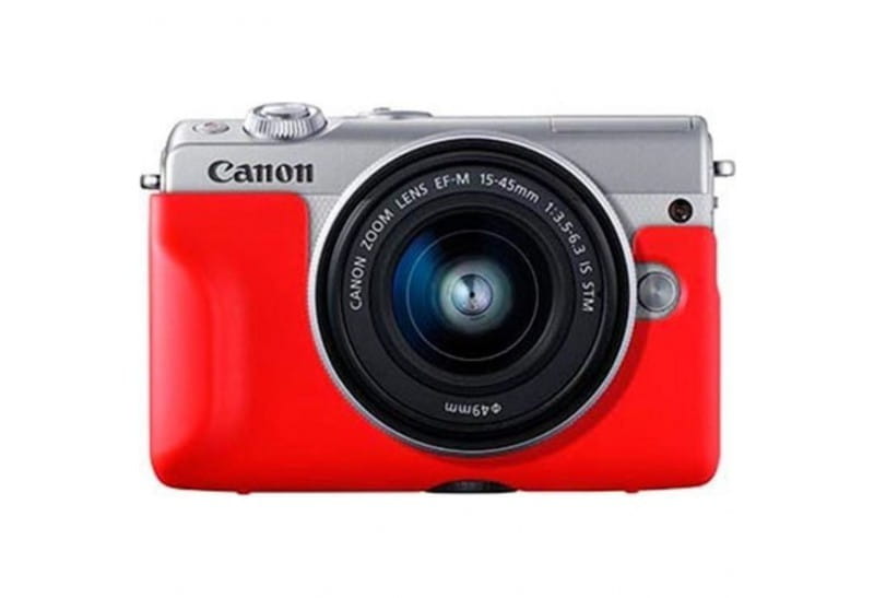 Plastic Face Jacket Canon EH31-FJ for EOS M100 / Red