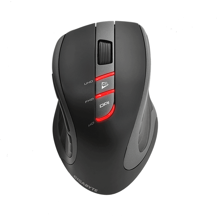 Mouse GIGABYTE AIRE M60 / Wireless / Laser / 1000-3200 dpi / 7 buttons /