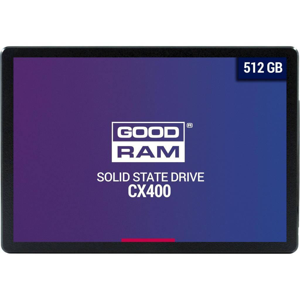 2.5" SSD GOODRAM CX400 / 512GB / 7mm / Phison PS3111-S11 / 3D NAND TLC / SSDPR-CX400-512 /