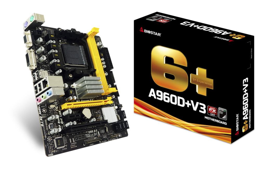 MB Biostar A960D+ V3 / mATX / Socket AM3+/AM3 /  AMD 760G / SB710 / Dual 2xDDR3-1866 / ATI Radeon HD3000 Graphics up 1GB /