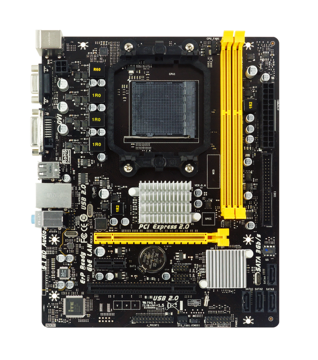 MB Biostar A960D+ V3 / mATX / Socket AM3+/AM3 /  AMD 760G / SB710 / Dual 2xDDR3-1866 / ATI Radeon HD3000 Graphics up 1GB /