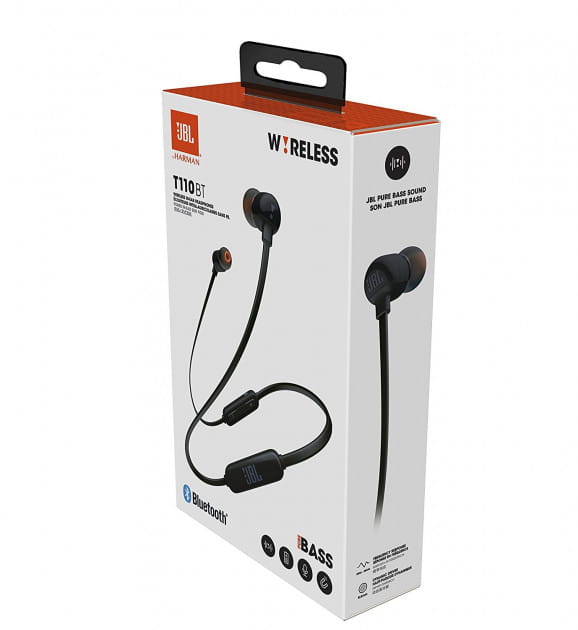JBL Tune T110BT / In-ear / Bluetooth / Black