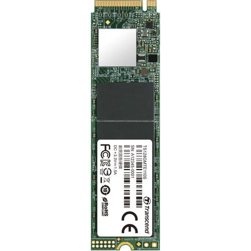 .M.2 SSD Transcend 110S / 128Gb / NVMe / SM2263 / 3D TLC / TS128GMTE110S /