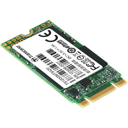 M.2 SSD Transcend 420S / 120GB / SATA / 3D NAND TLC / TS120GMTS420S /