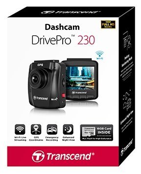 DVR Transcend DrivePro 230 / FullHD / Wi-Fi /