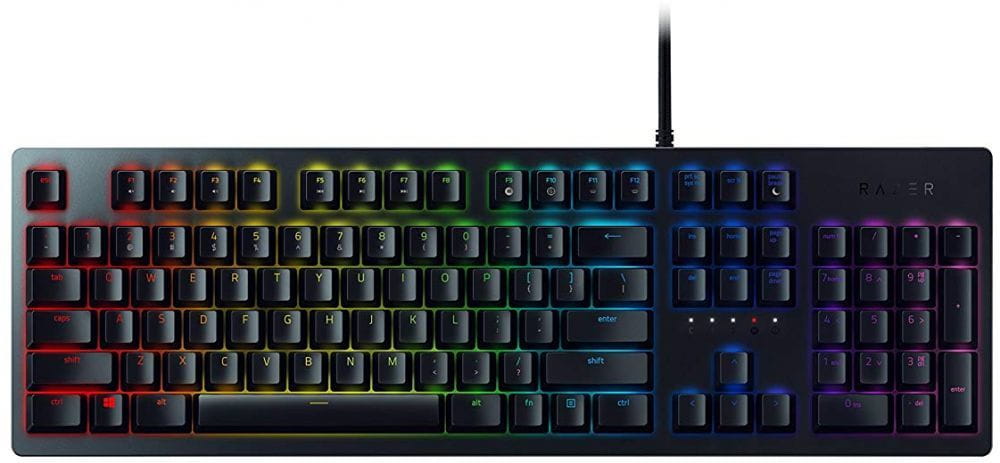 Keyboard Razer Huntsman / Opto-Mechanical / Aluminum matte top plate / Russian