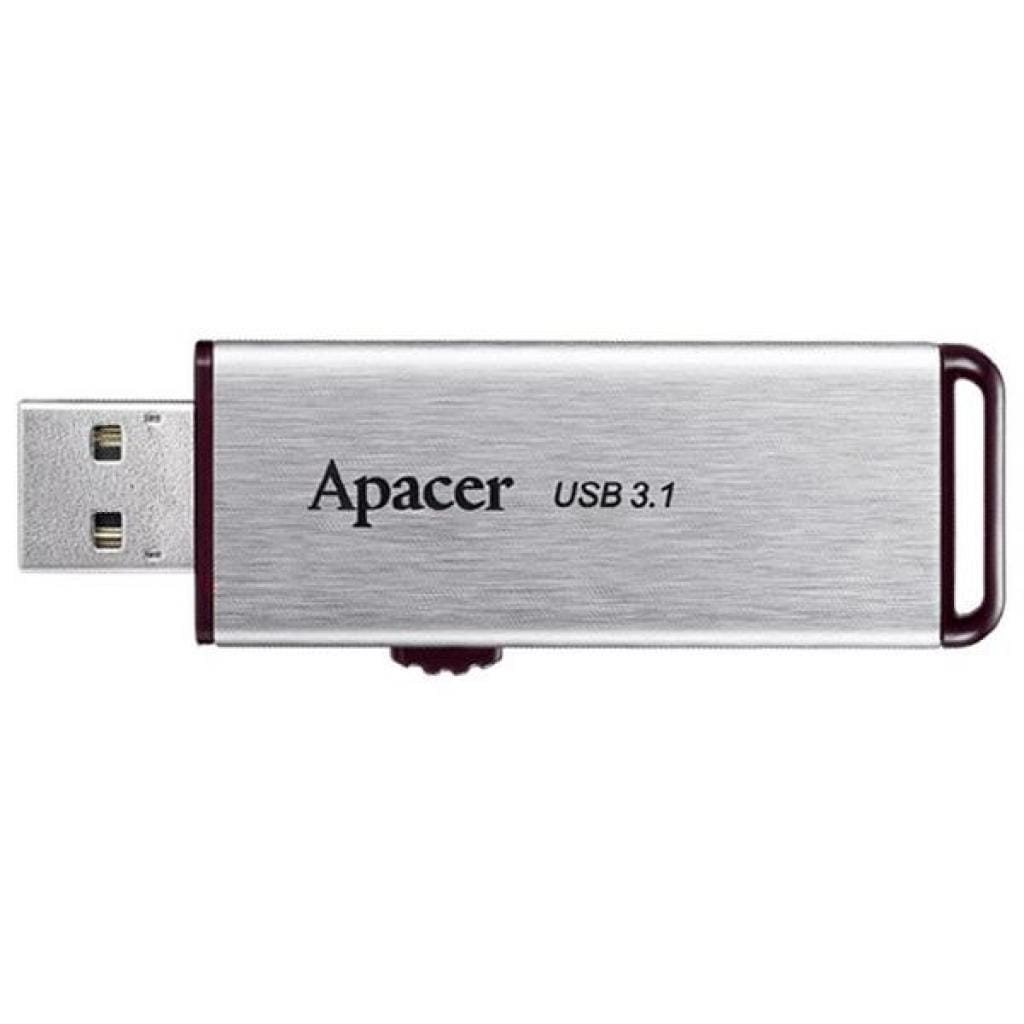 USB3.1 Apacer AH35A / 32GB / Slider / AP32GAH35AS-1 Silver