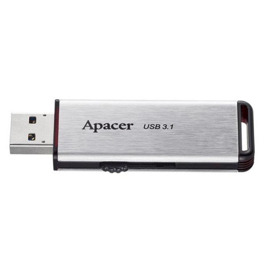 USB3.1 Apacer AH35A / 32GB / Slider / AP32GAH35AS-1 Silver