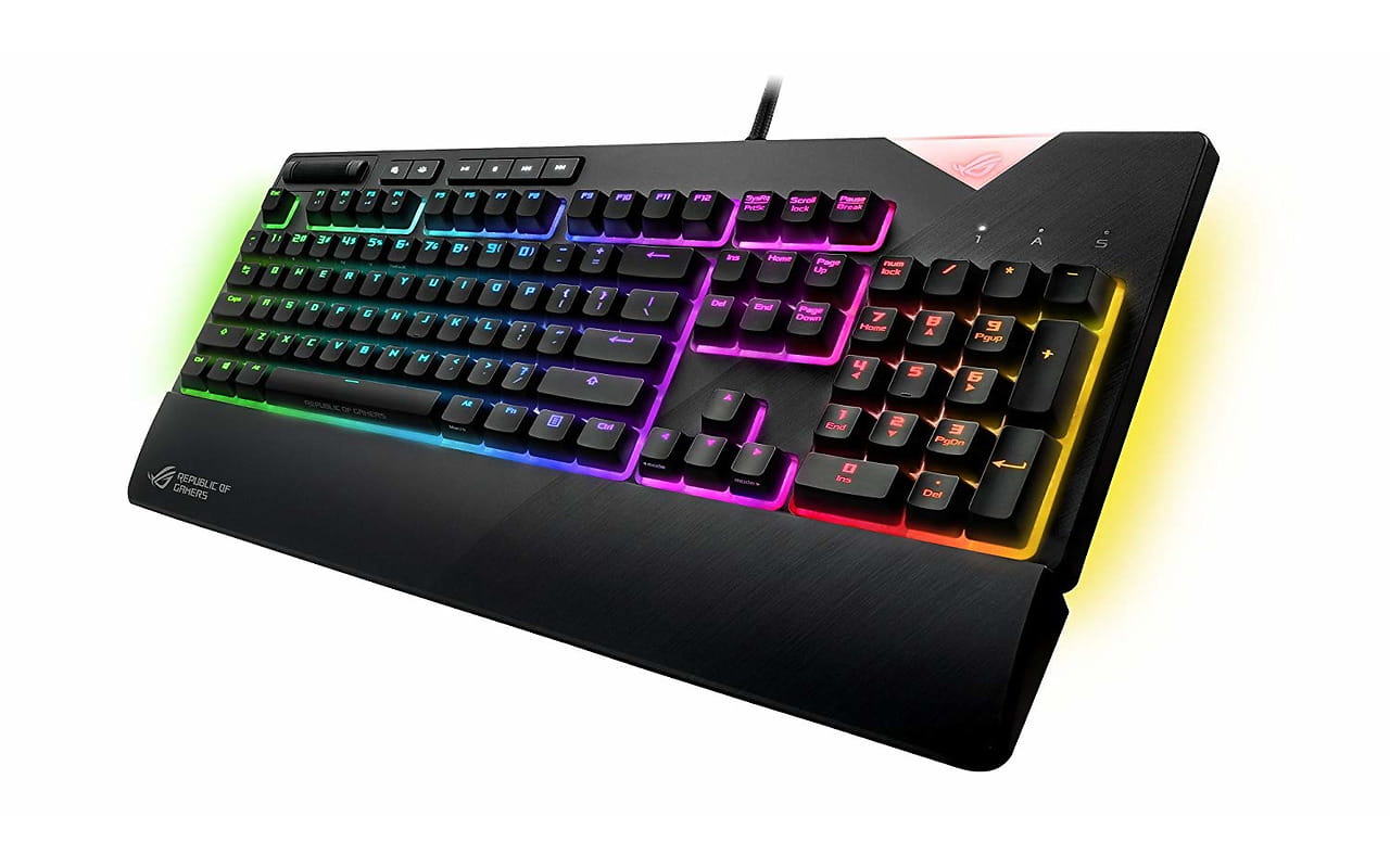 Keyboard ASUS ROG Strix Flare / Mechanical / Cherry MX / RGB / USB hub /